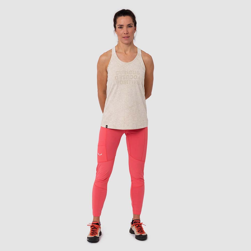 Salewa Alpine Hemp Pink Women Tights