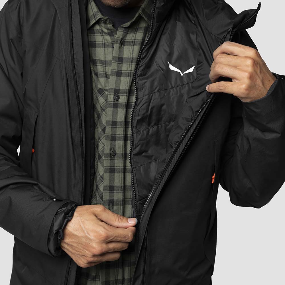 Salewa Fanes 2L Powertex 2 In 1 Black Men Jacket