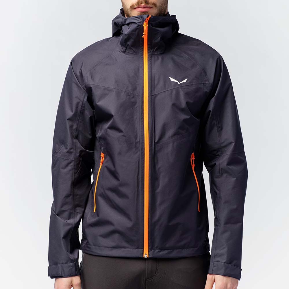 Salewa Puez Aqua Powertex Hardshell Navy Blue Men Jacket