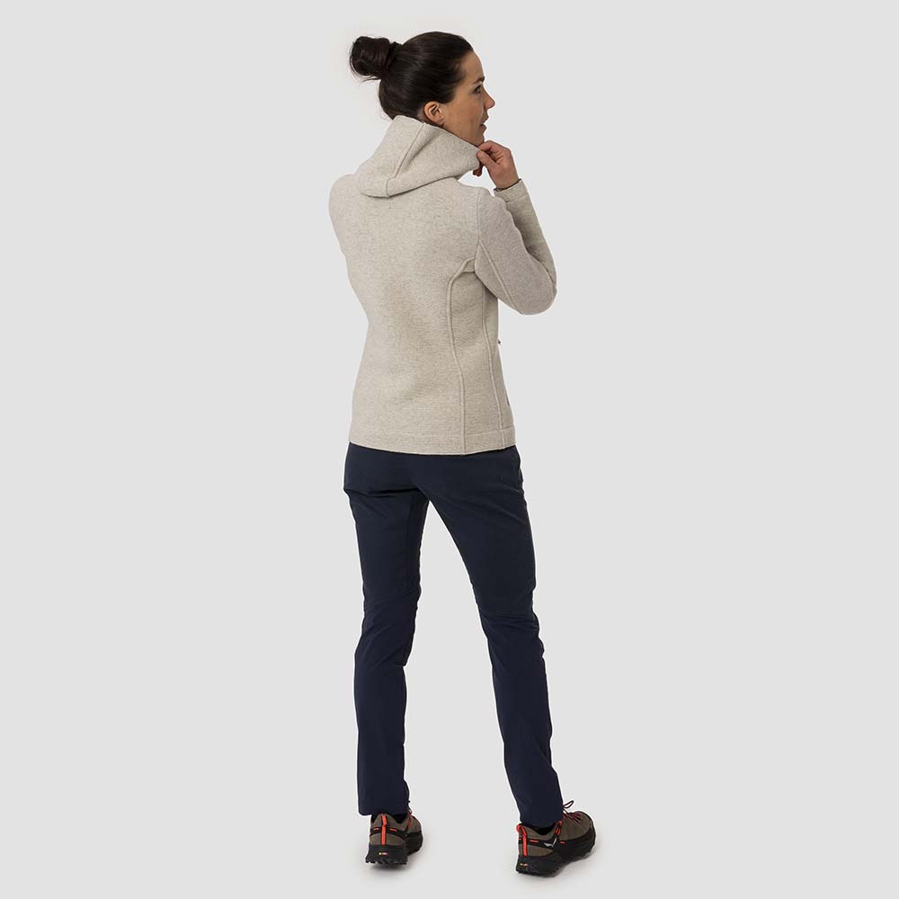 Salewa Sarner 2L Wool Beige Women Hooded Jacket