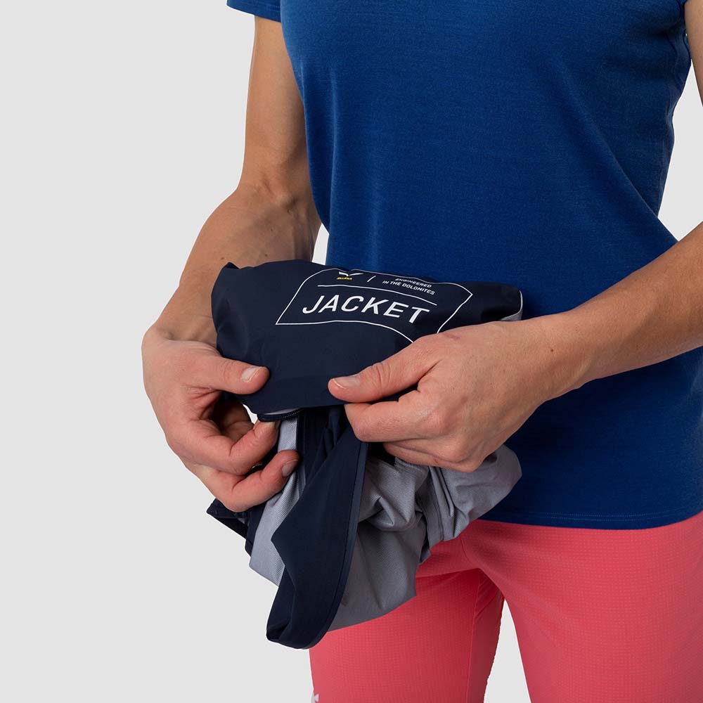 Salewa Agner 2 3L Powertex Navy Blue Women Jacket