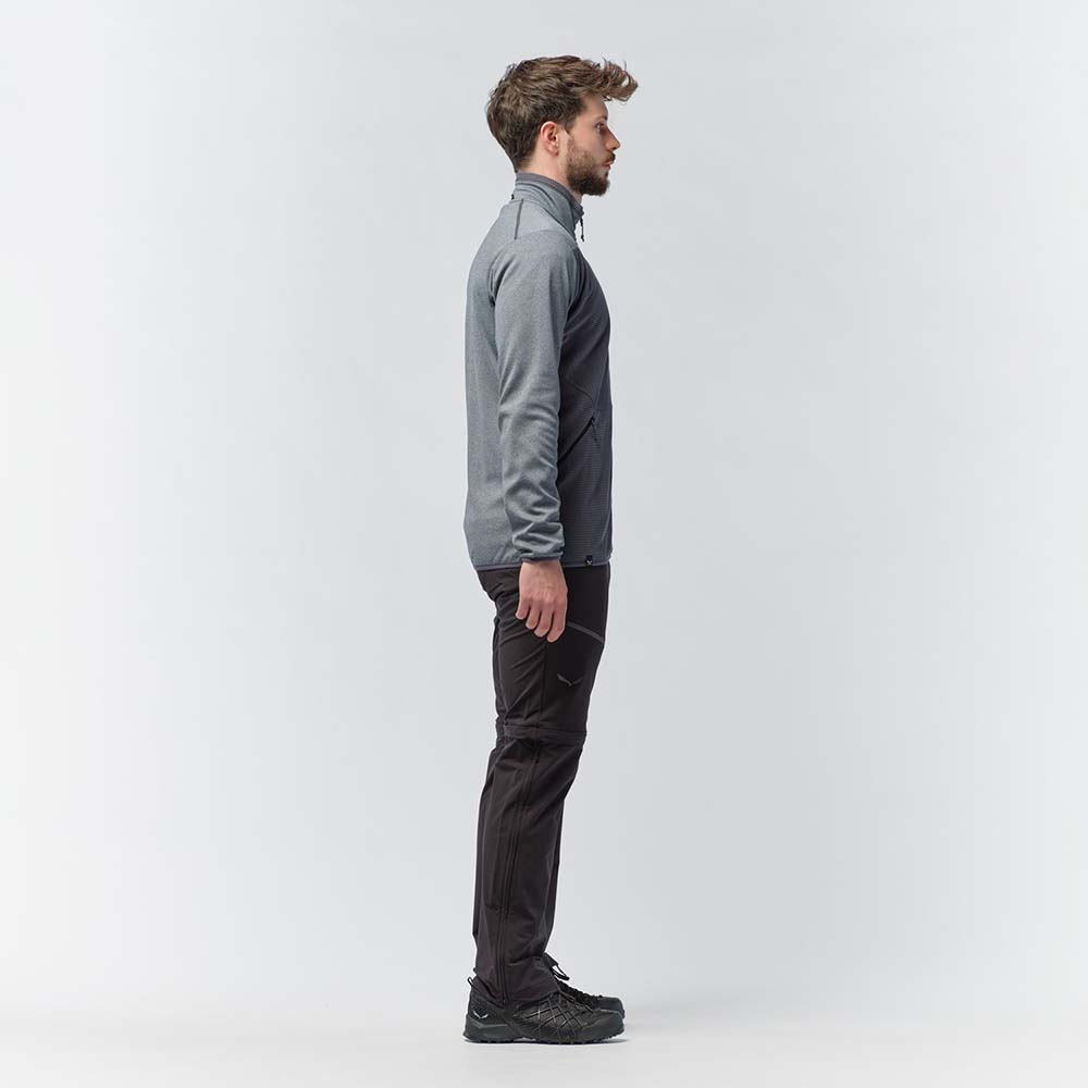 Salewa Puez Hybrid Polarlite Fleece Ombre Blue Men Tops