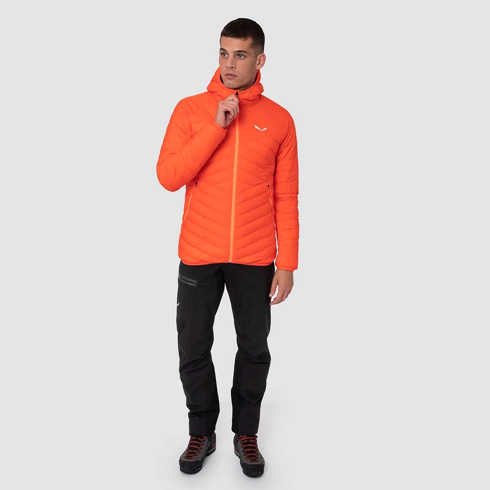 Salewa Brenta RDS Red Orange Men Down Jacket