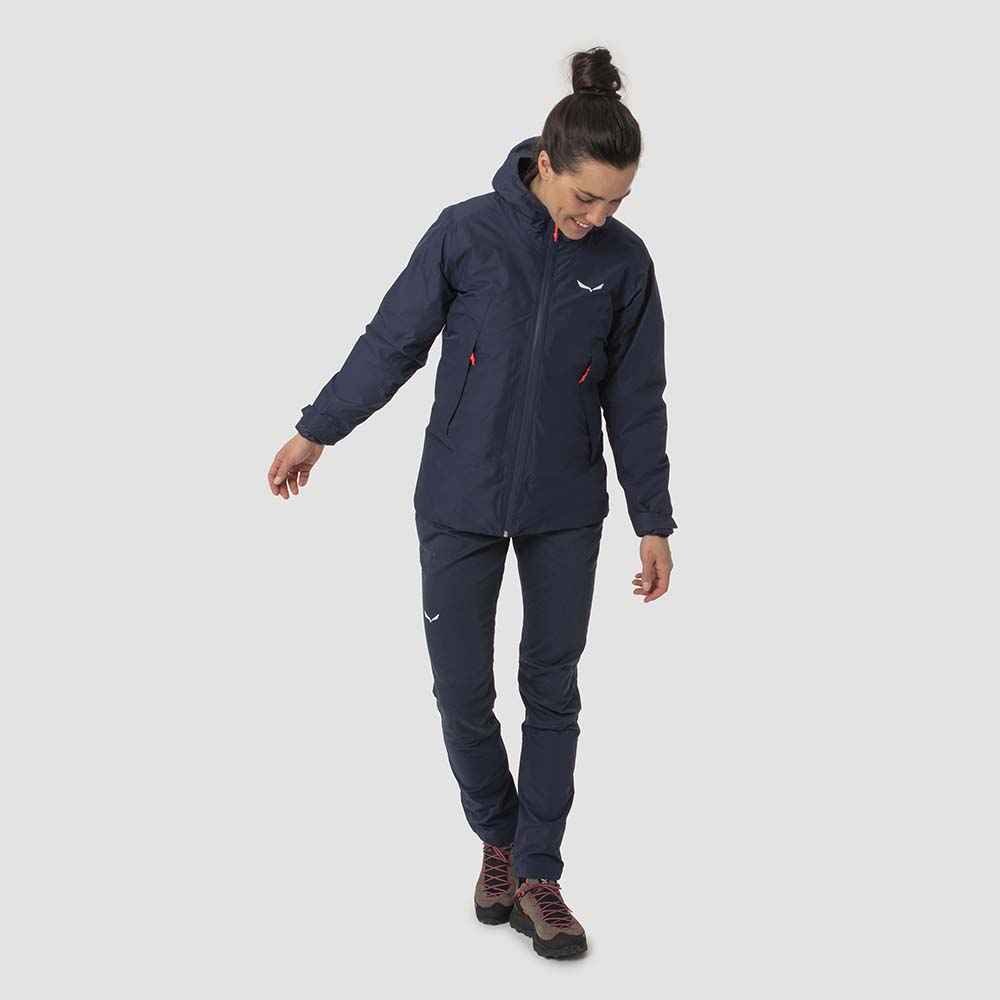 Salewa Fanes 2L Powertex 2 In 1 Navy Blue Women Jacket