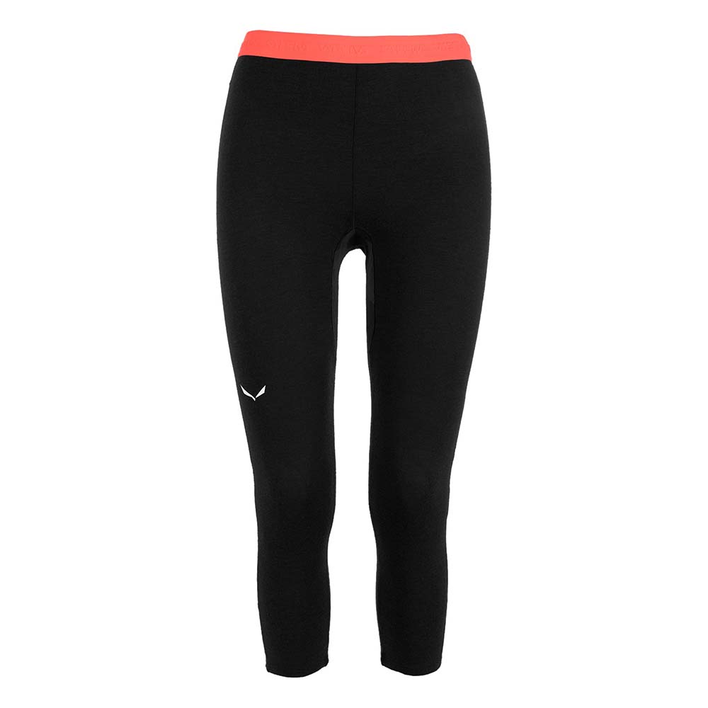 Salewa Cristallo Warm Alpine Merino Responsive 3/4 Black Women Tights