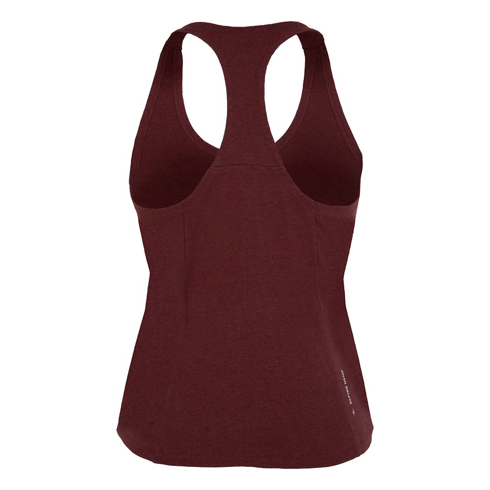Salewa Lavaredo Hemp Cropped Red Women Tank Top