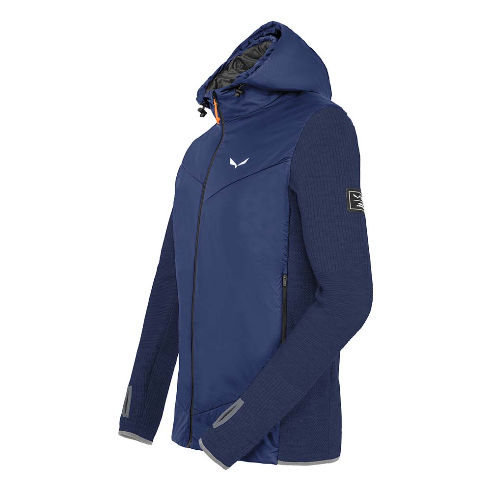 Salewa Fanes Engineered Merino Hybrid Blue Men Jacket