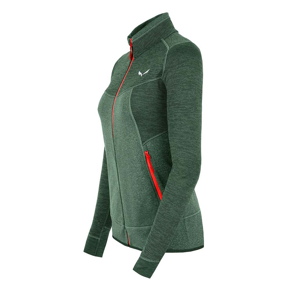 Salewa Puez Melange 2 Polarlite Flecce Green Women Tops