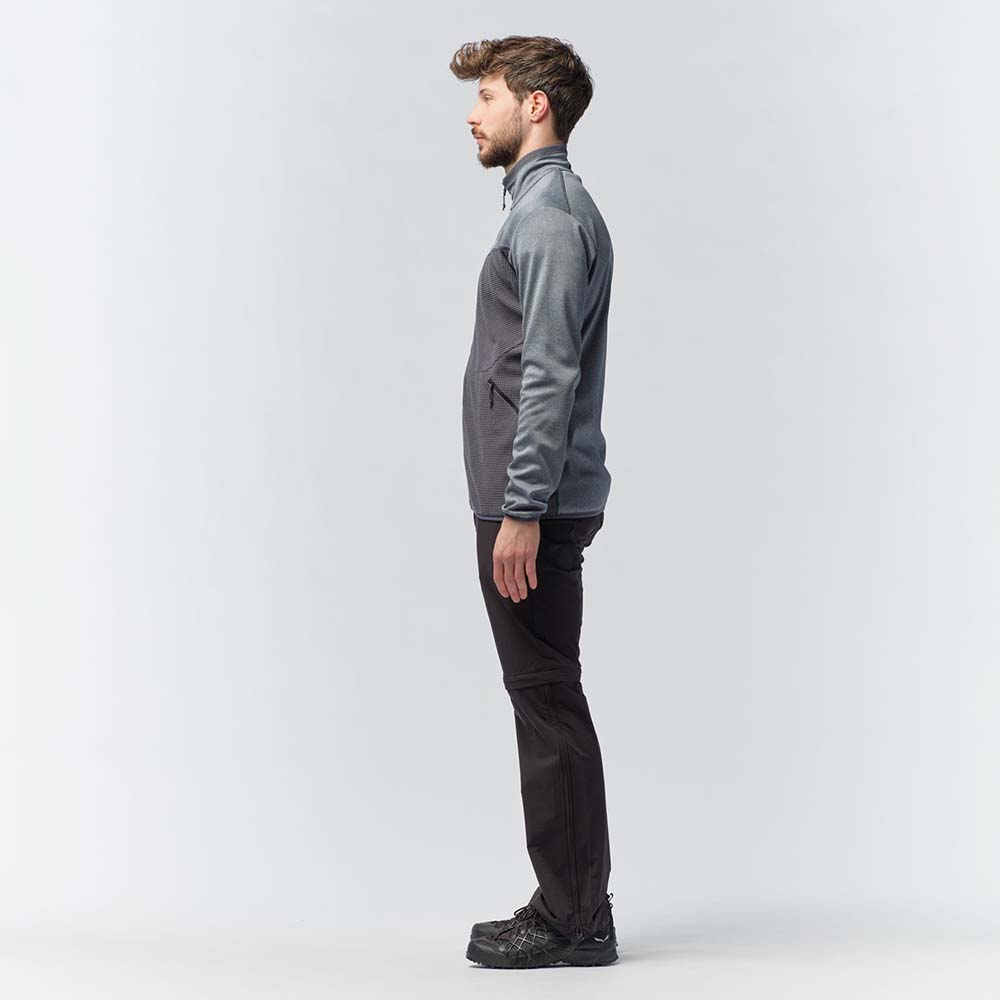 Salewa Puez Hybrid Polarlite Fleece Ombre Blue Men Tops