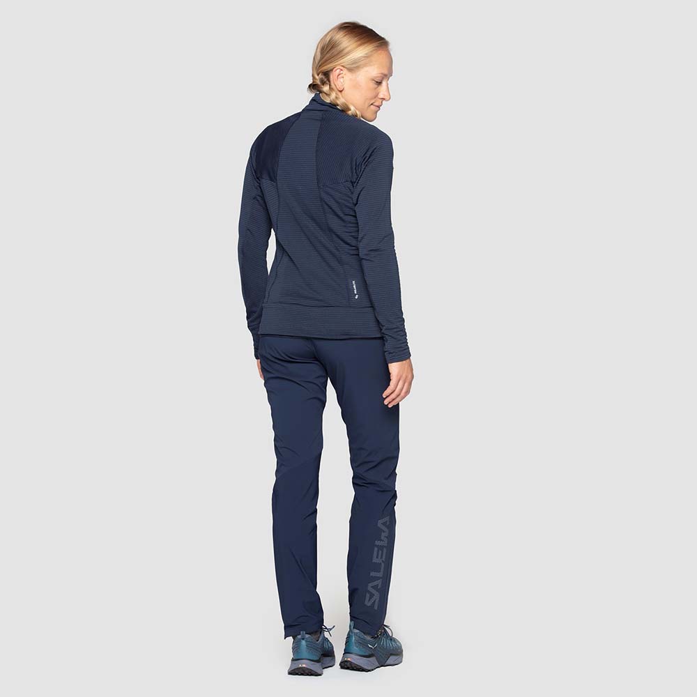 Salewa Pedroc Polarlite Fleece Navy Blue Women Tops