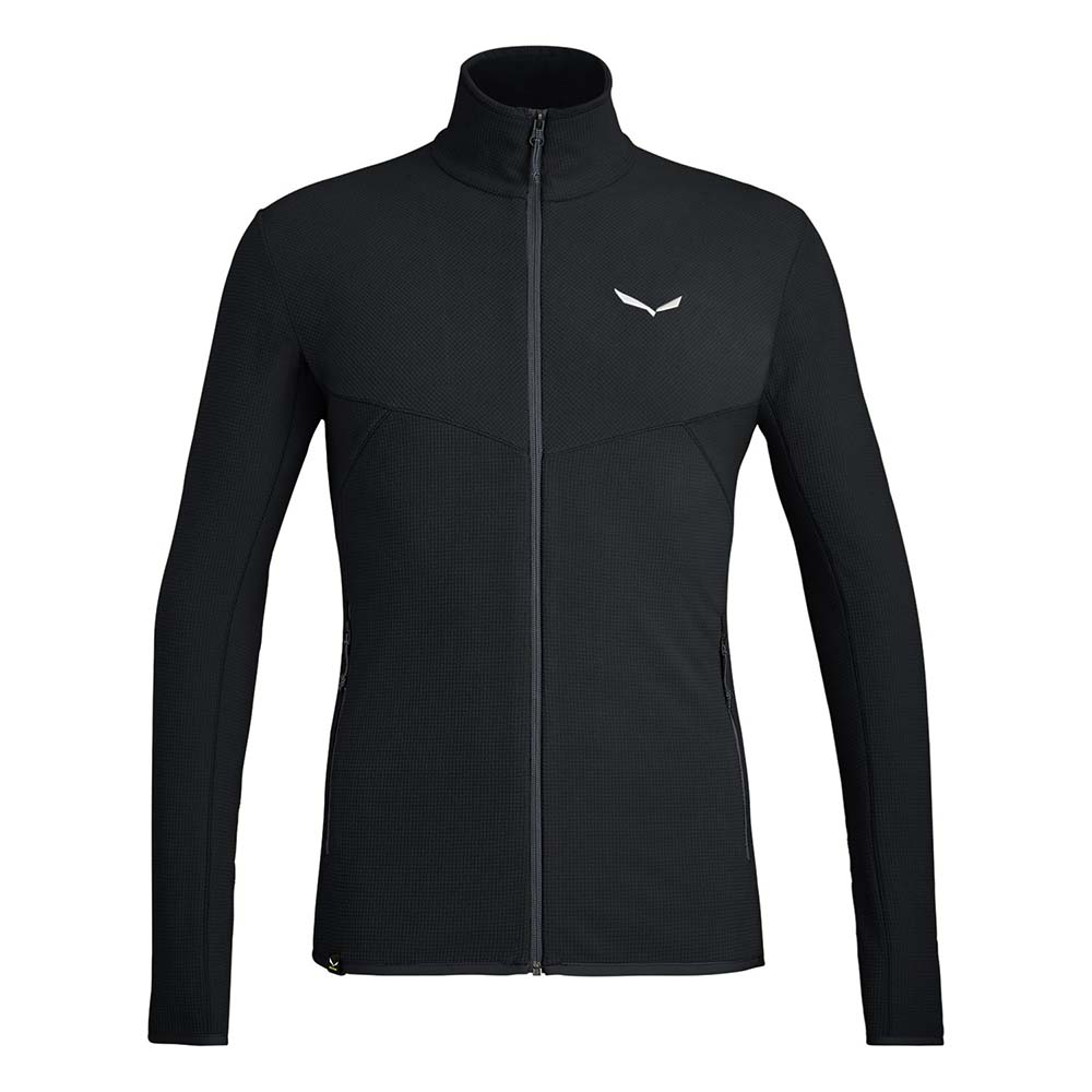 Salewa Plose 5 Polarlite Full-Zip Black Men Tops