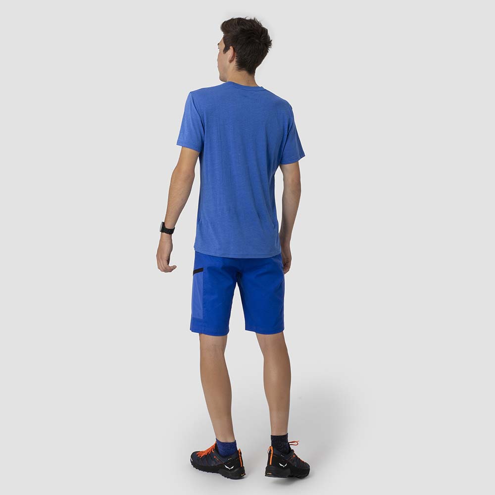 Salewa Alpine Hemp Cargo Blue Men Shorts