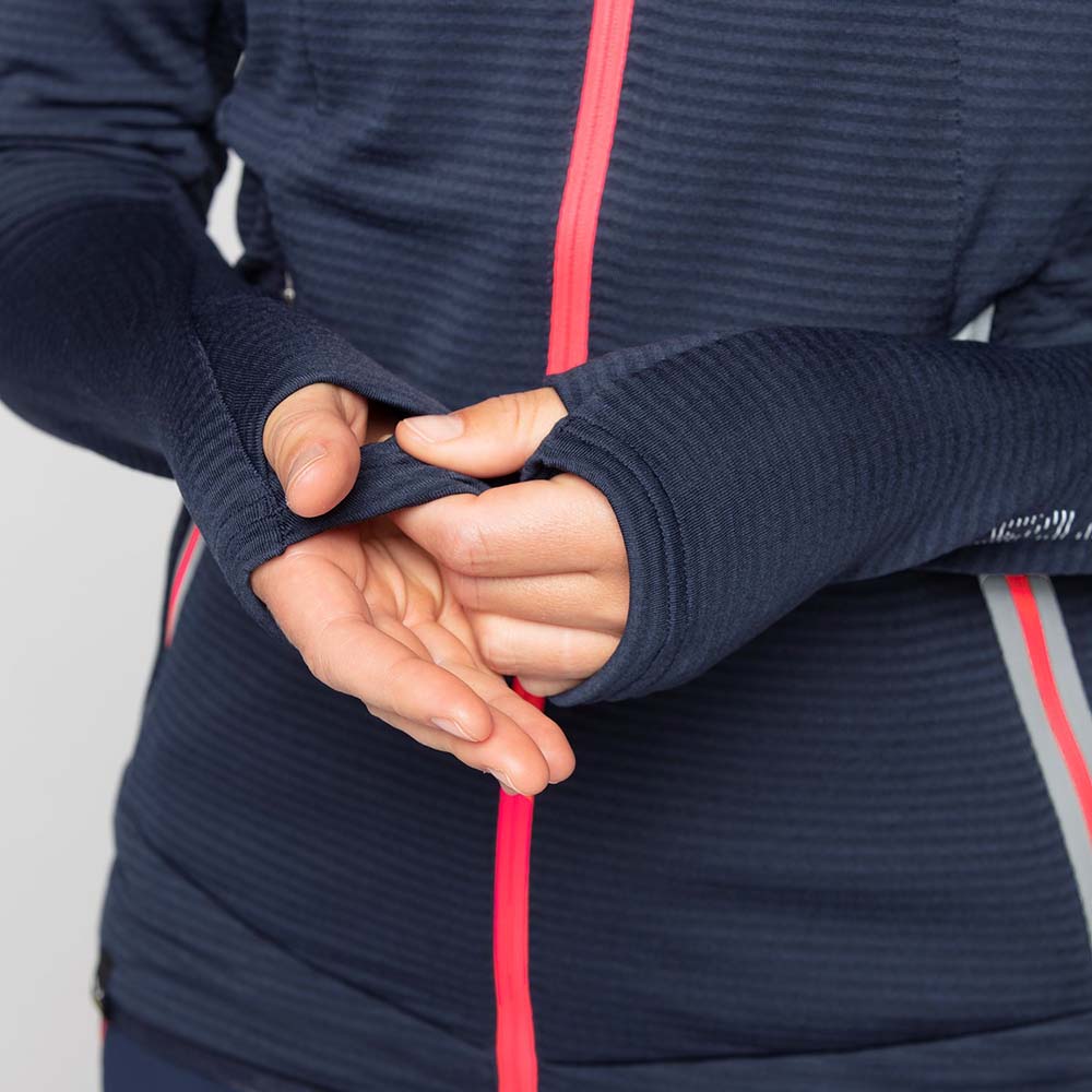 Salewa Pedroc Polarlite Fleece Navy Blue Women Tops