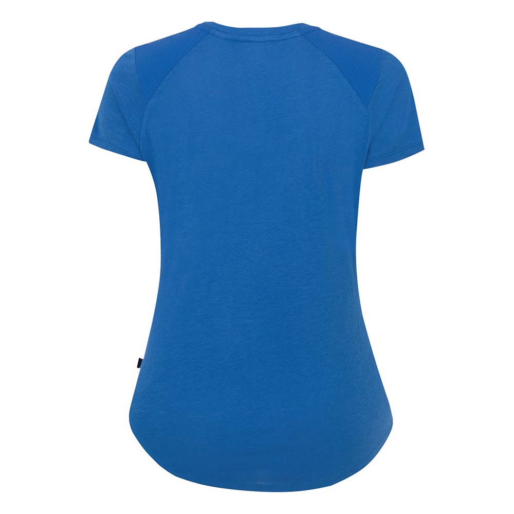 Salewa Alpine Hemp Print Blue Women T-Shirts