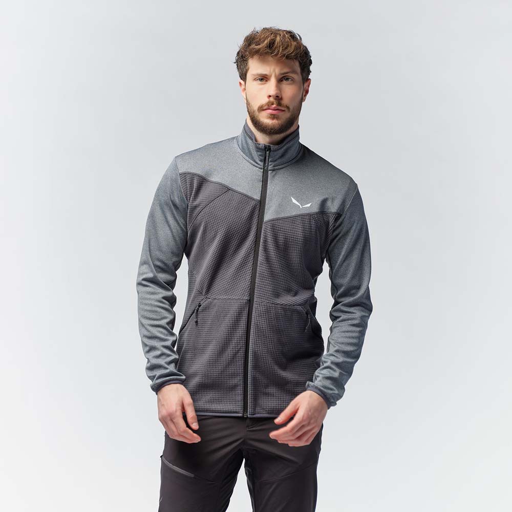 Salewa Puez Hybrid Polarlite Fleece Ombre Blue Men Tops