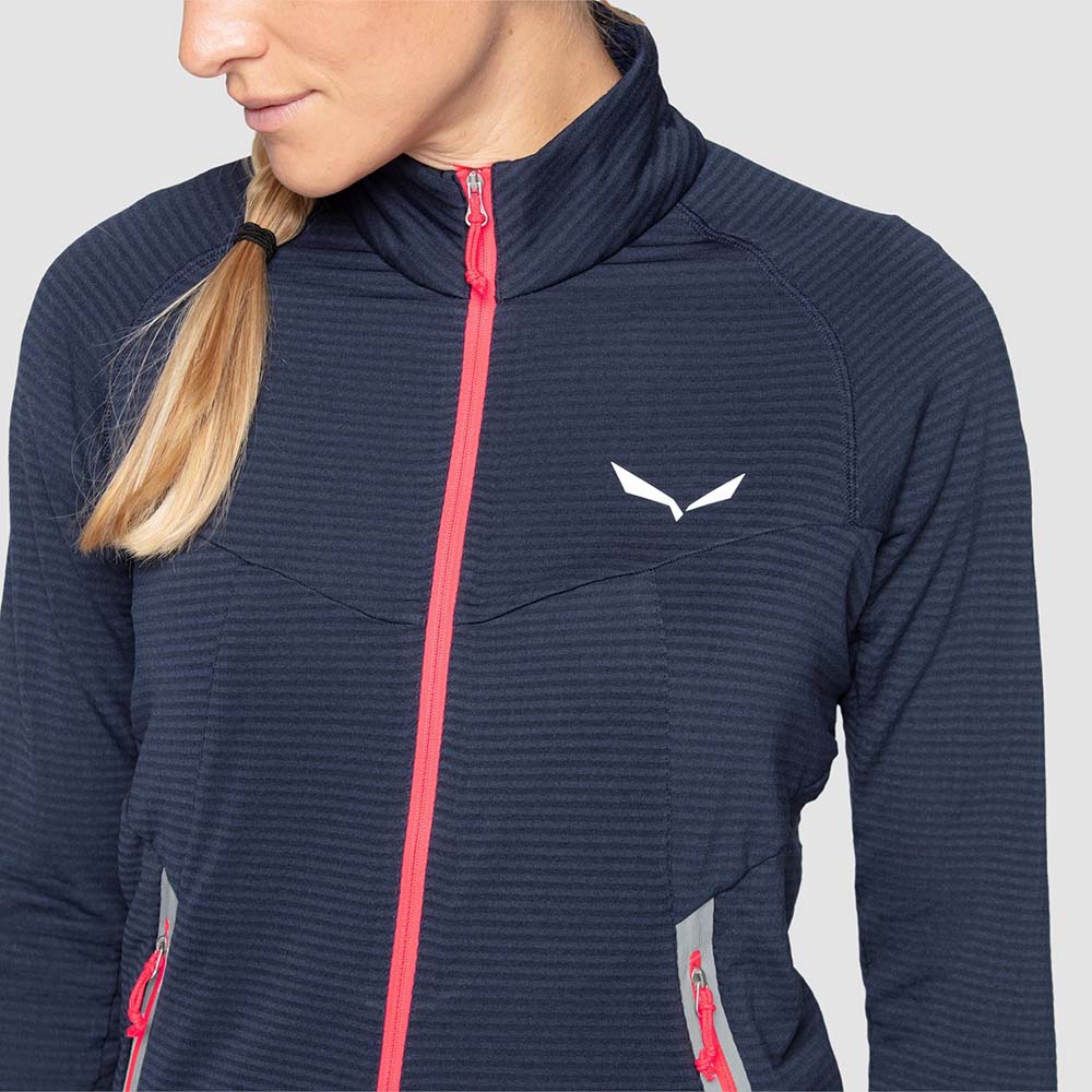 Salewa Pedroc Polarlite Fleece Navy Blue Women Tops