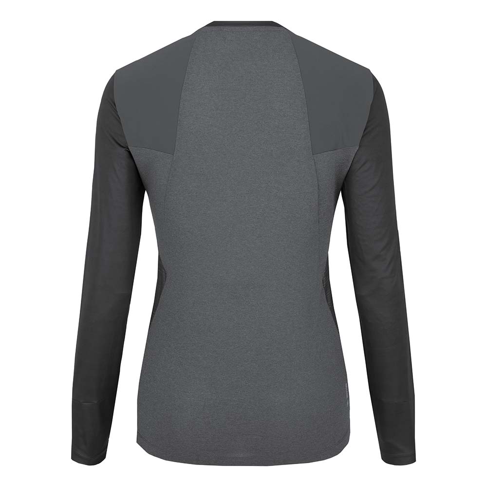 Salewa Seceda Dry Long Sleeve Grey/Black Women T-Shirts