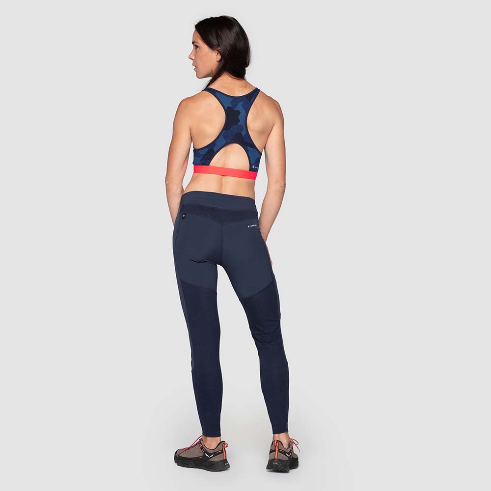 Salewa Alpine Hemp Navy Blue Women Tights