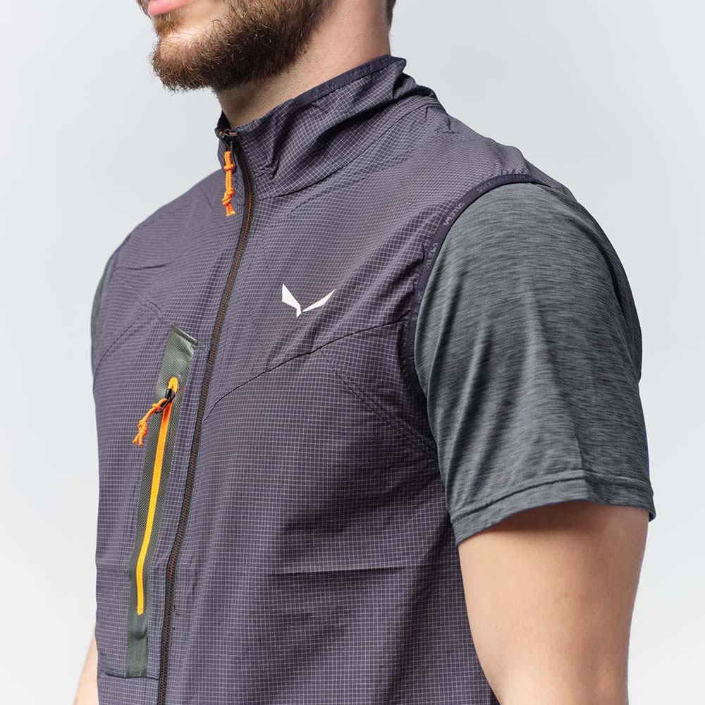 Salewa Sorapis Durastretch Navy Blue Men Vests