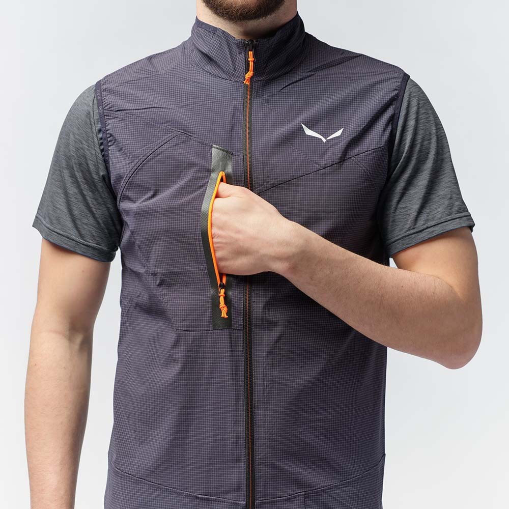 Salewa Sorapis Durastretch Navy Blue Men Vests