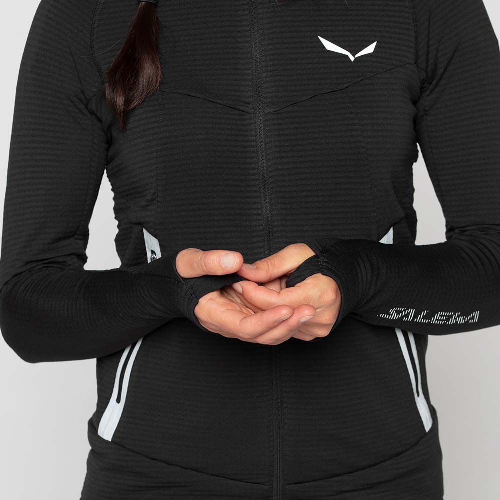 Salewa Pedroc Polarlite Fleece Black Women Tops