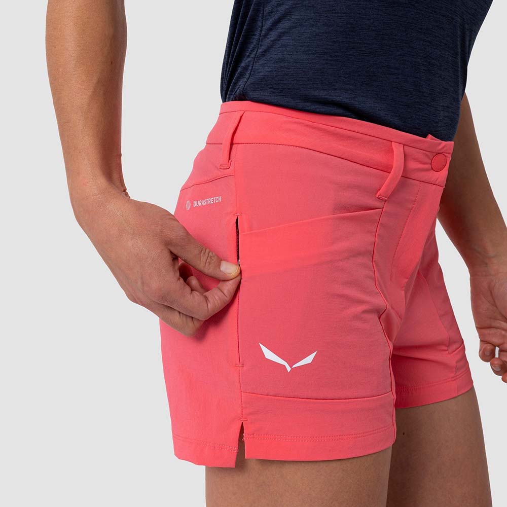 Salewa Puez Durastretch Cargo Pink Women Shorts