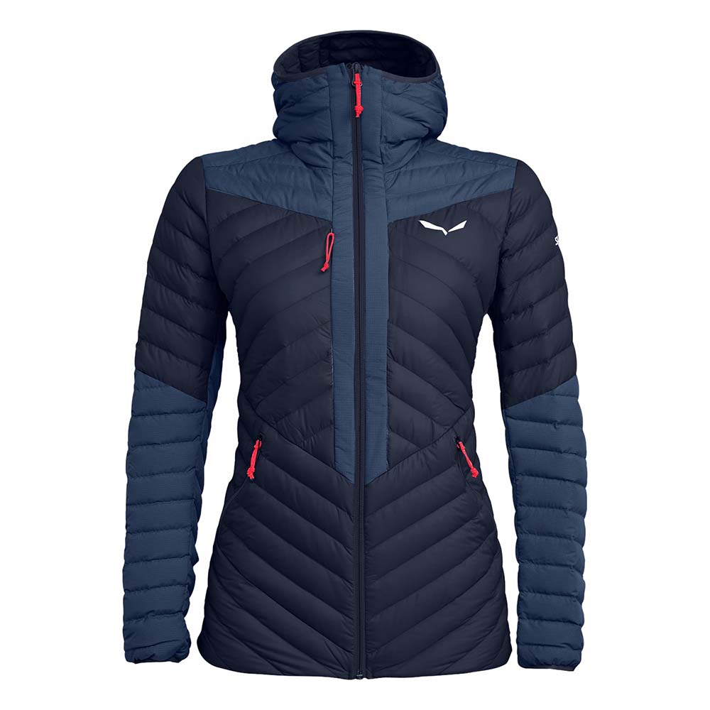Salewa Ortles Light 2 RDS Down Navy Blue Women Hooded Jacket