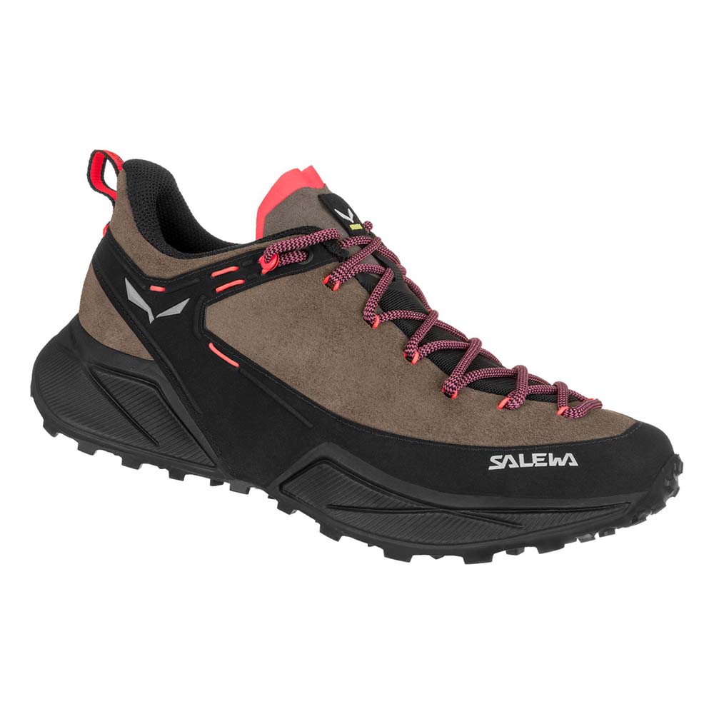 Salewa Dropline Leather Brown/Black Women Hiking Shoes