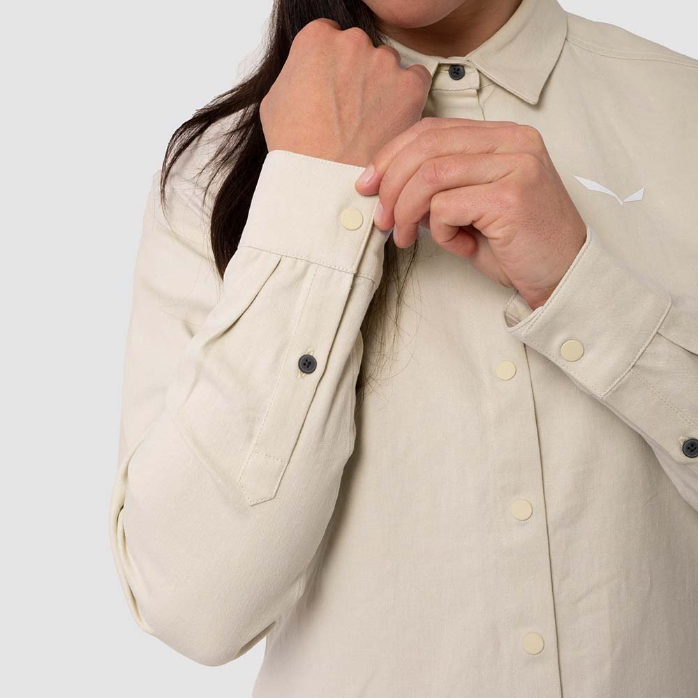 Salewa Fanes Hemp Beige Women Shirts