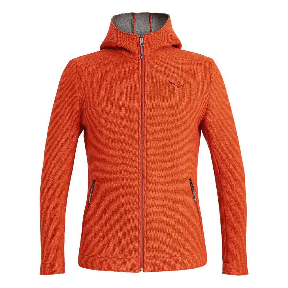 Salewa Sarner Wool Orange Men Hoodies