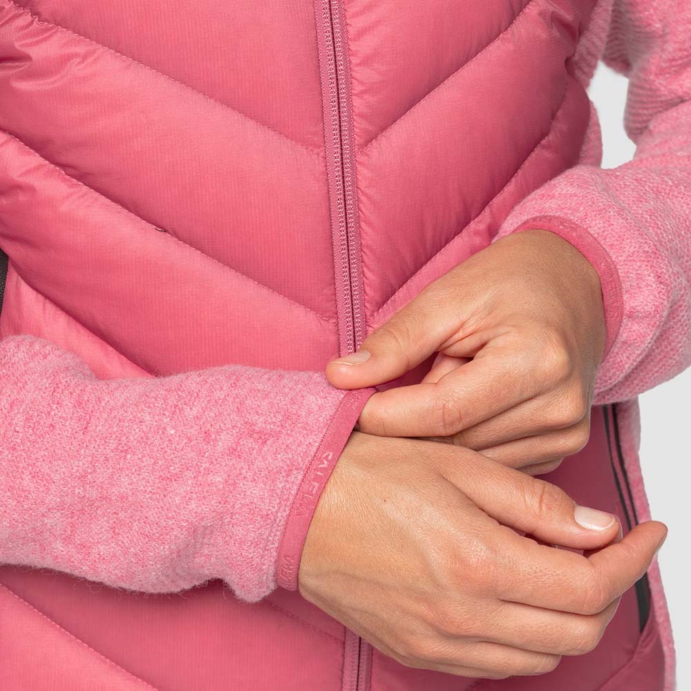 Salewa Fanes Sarner Down Hybrid Pink Women Jacket