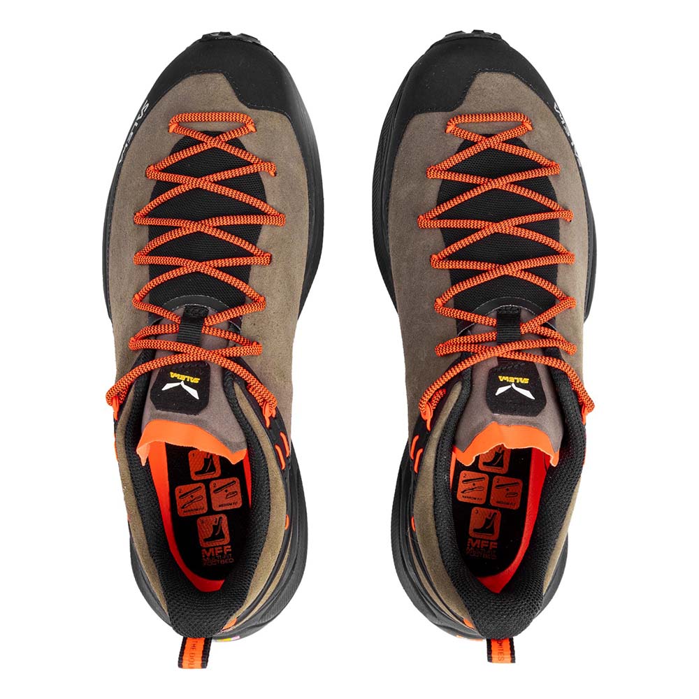 Salewa Dropline Leather Brown/Black Men Shoes