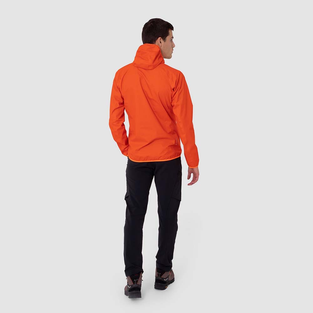 Salewa Puez Light Powertex Hardshell Red Orange Men Jacket