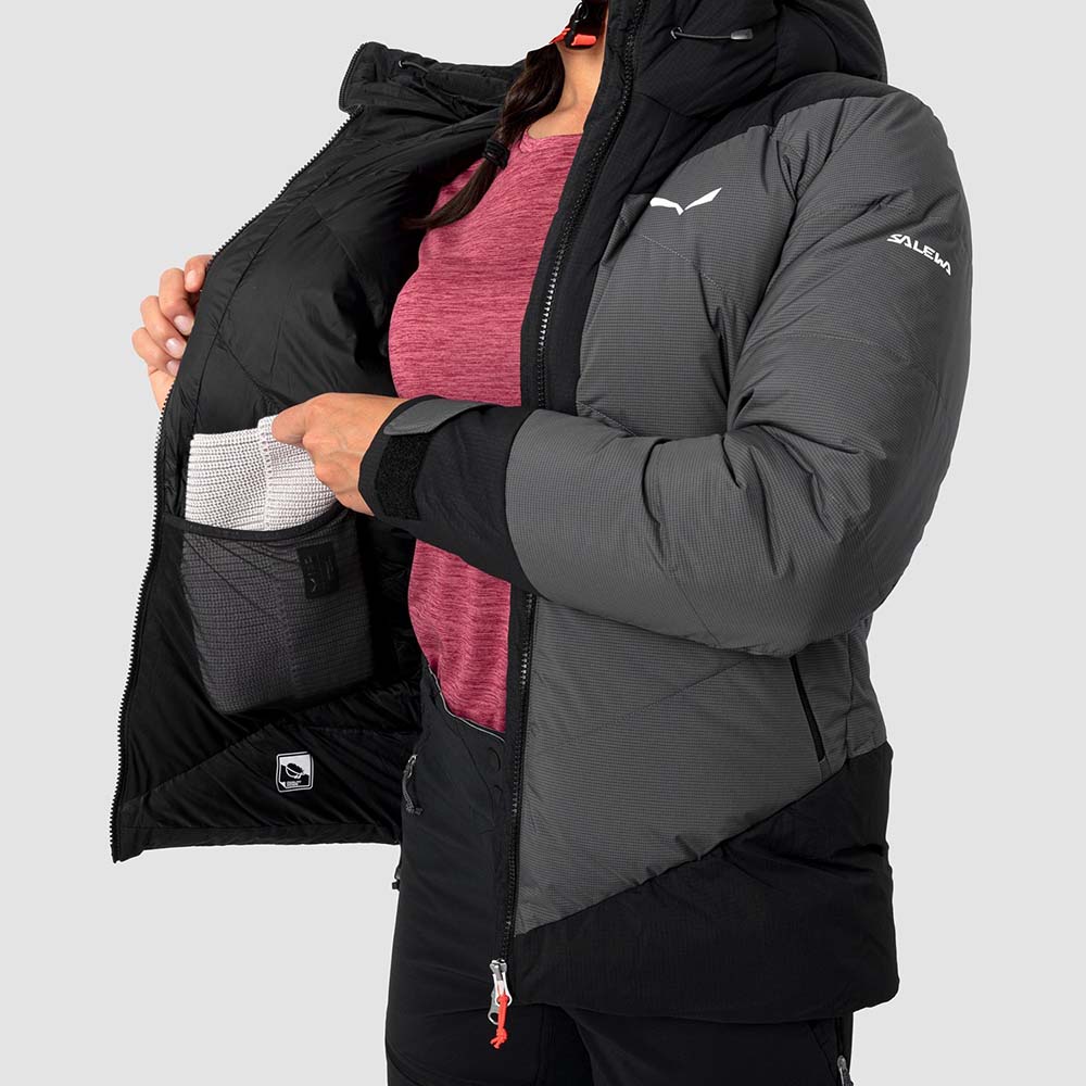 Salewa Ortles Heavy Powertex Black Women Down Jacket