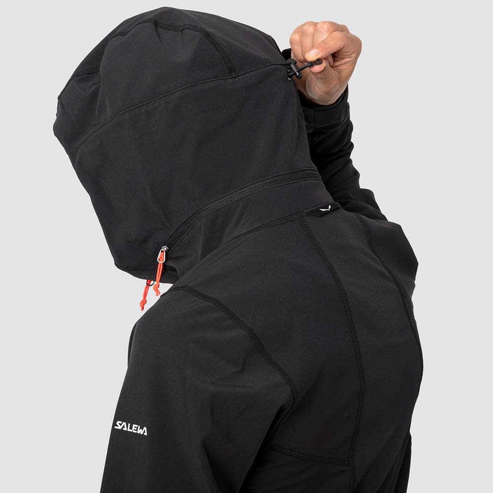 Salewa Comici Stormwall/Durastretch Softshell Black Women Jacket