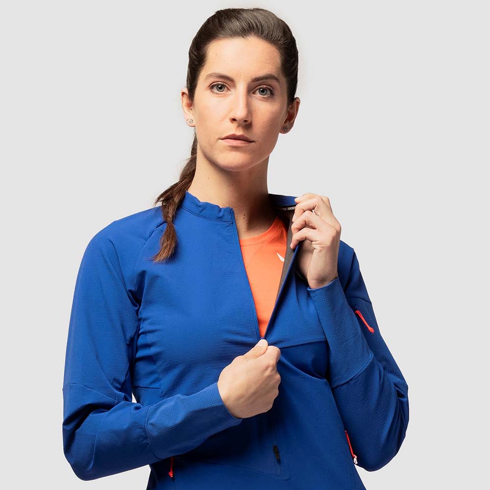 Salewa Agner Durastretch Blue Women Anorak