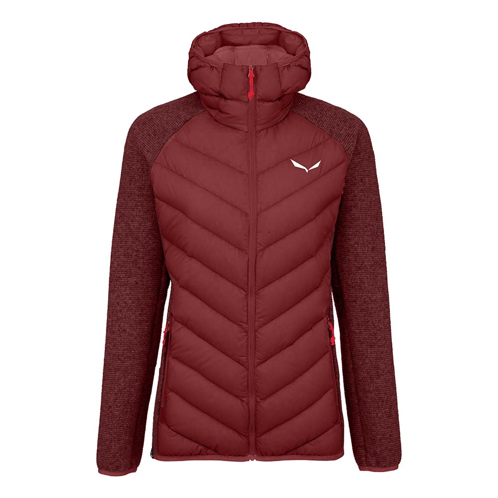 Salewa Fanes Sarner Down Hybrid Red Women Jacket