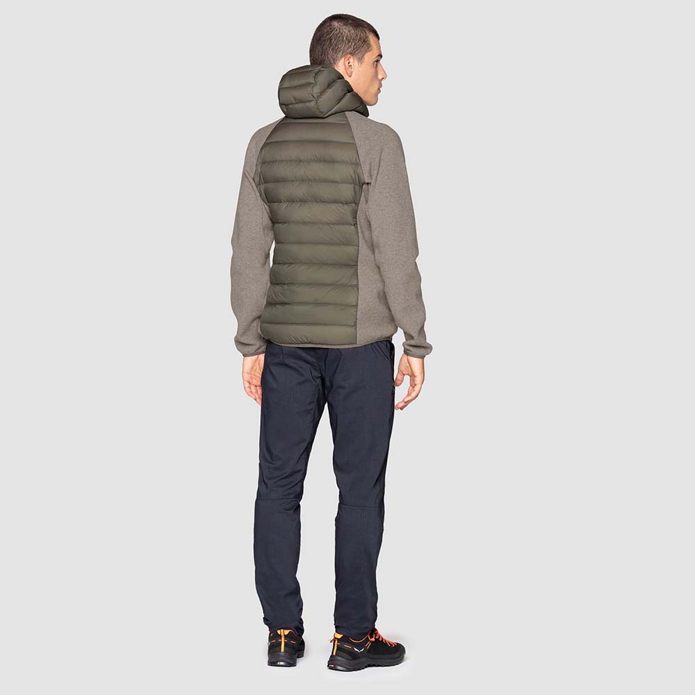 Salewa Fanes Sarner Down Hybrid Brown Men Jacket