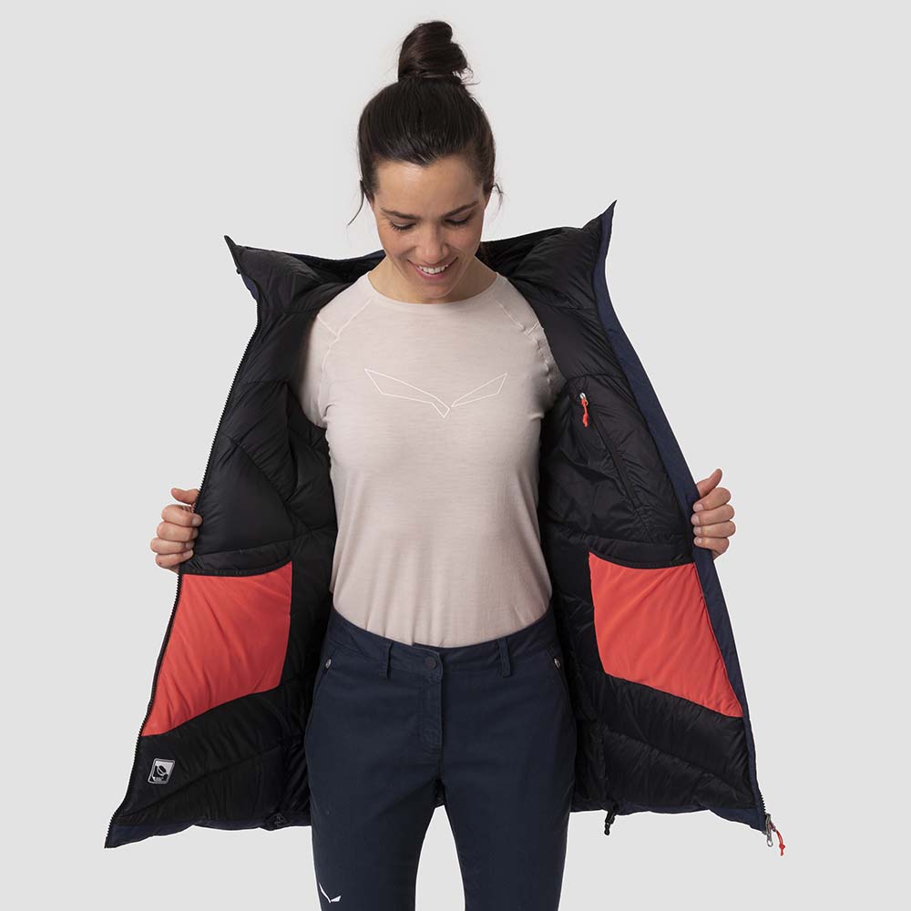 Salewa Fanes Heavy RDS Navy Blue Women Down Jacket