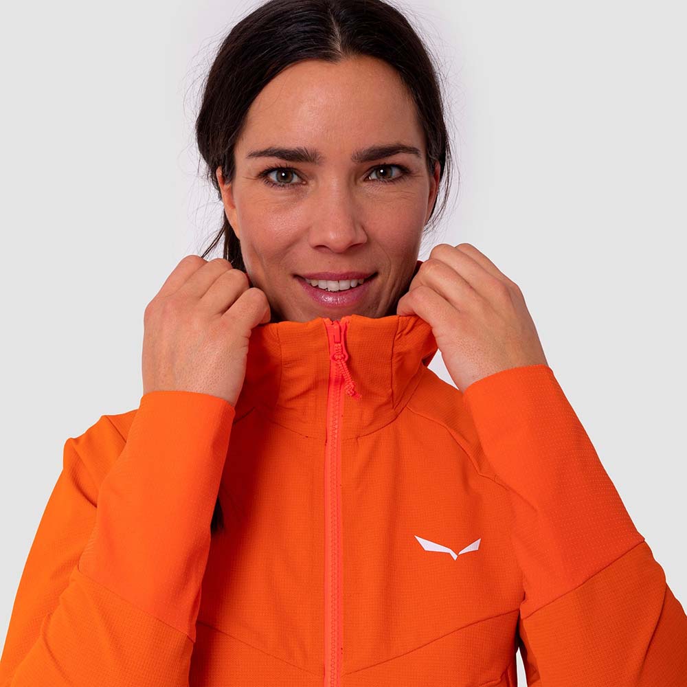 Salewa Agner Durastretch Red Orange Women Jacket