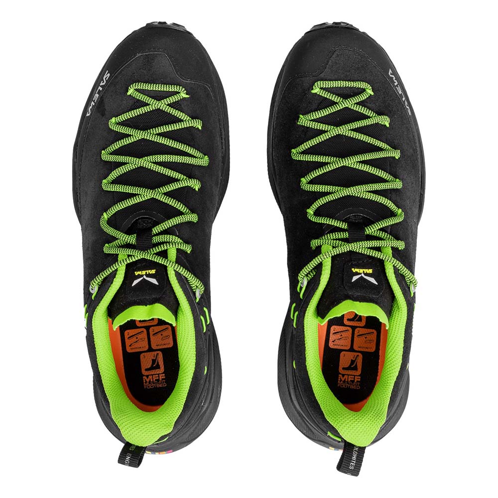 Salewa Dropline Leather Black/Pale Frog Men Shoes