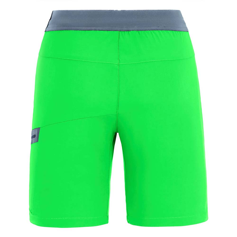 Salewa Agner Durastretch Fluo Green Boys Shorts
