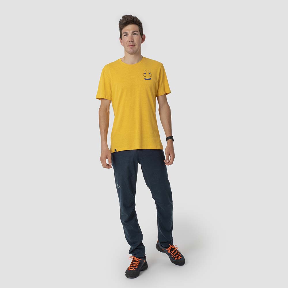 Salewa 5 Pockets Hemp Navy Blue Men Pants