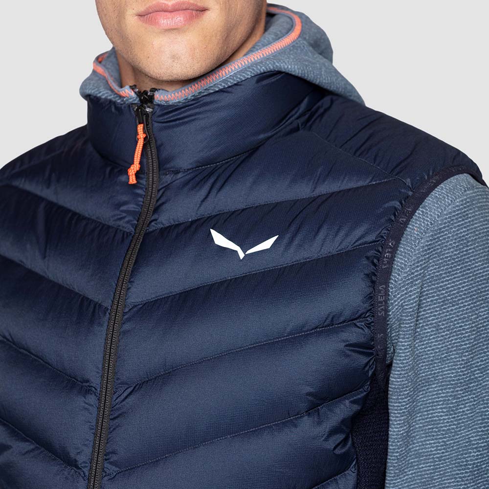 Salewa Fanes Sarner Down Hybrid Navy Blue Men Vests