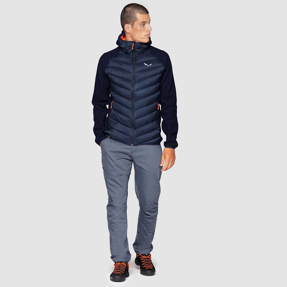 Salewa Fanes Sarner Down Hybrid Navy Blue Men Jacket