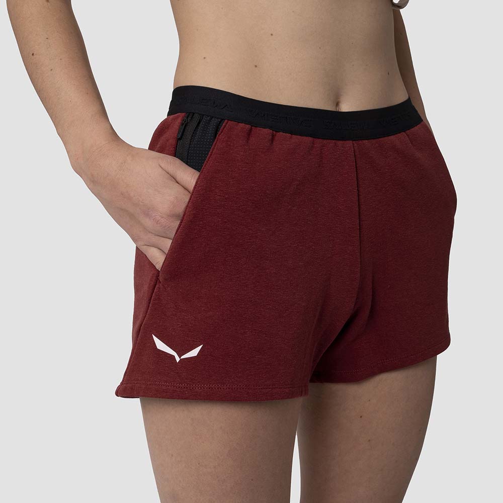 Salewa Lavaredo Hemp Train Red Women Shorts
