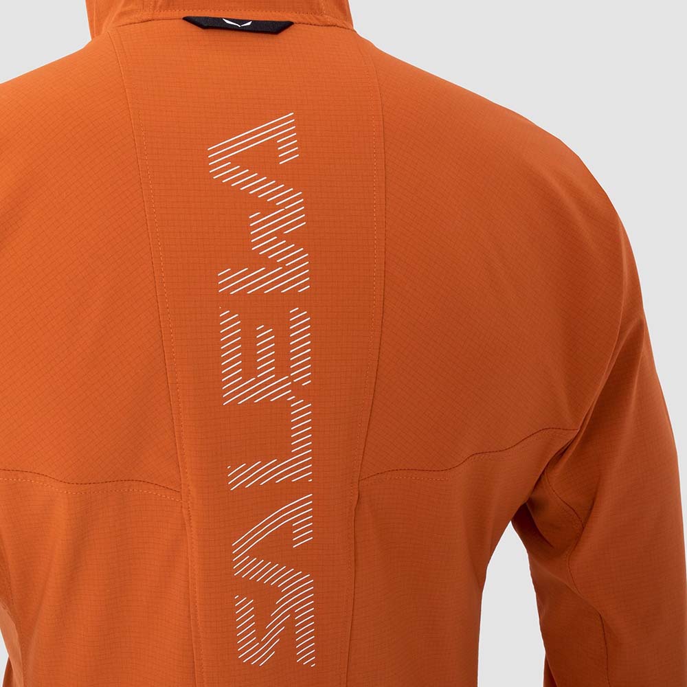 Salewa Puez 2 Durastretch Orange Men Hooded Jacket