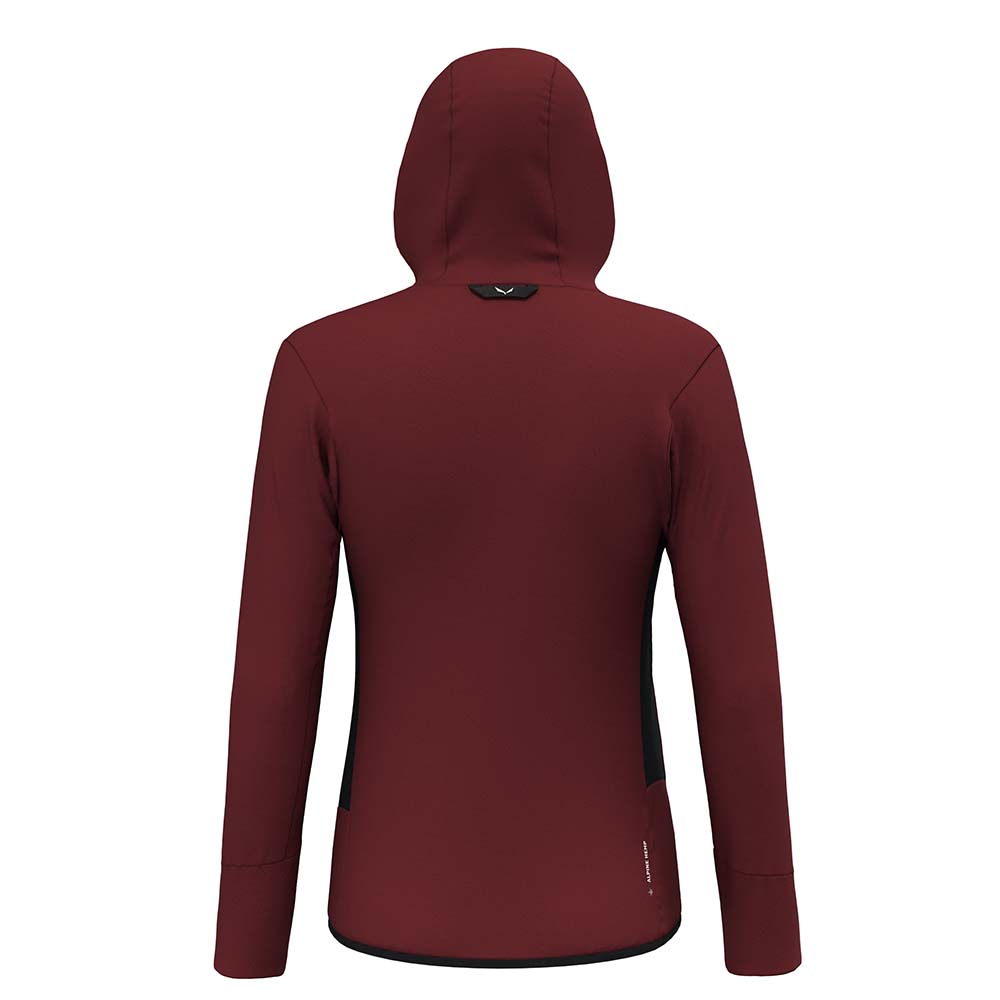 Salewa Lavaredo Hemp Red Women Hooded Jacket