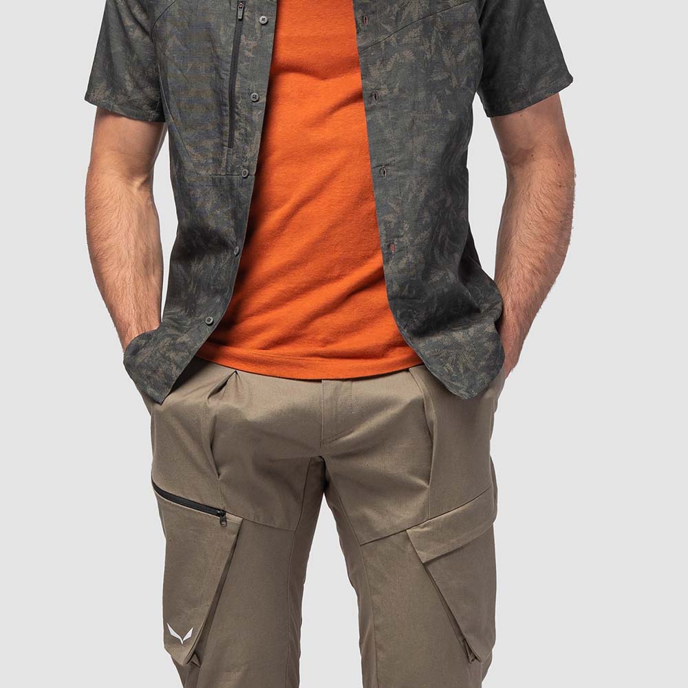 Salewa Puez Hemp Cargo Brown Men Pants