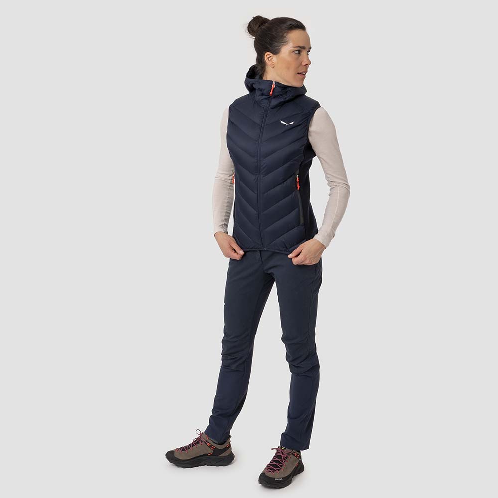 Salewa Fanes Sarner Down Hybrid Navy Blue Women Vests